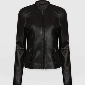 Saint & Sofia Blane Women's Black Leather Jacket